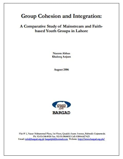 Comparative Study- Youth Groups