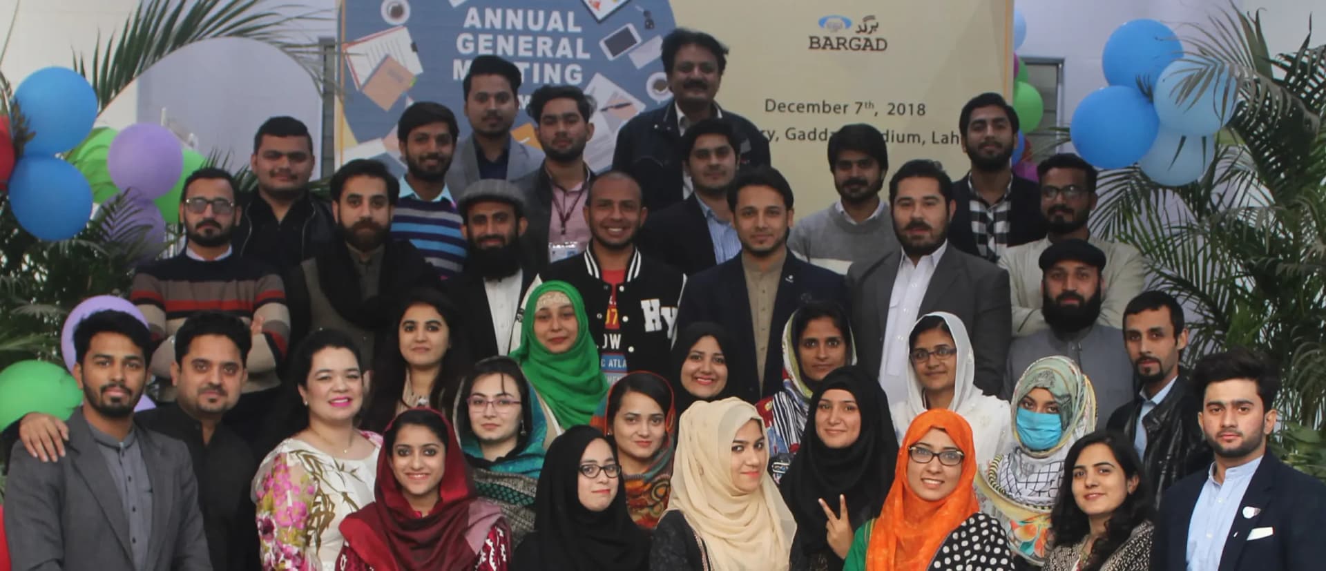 Bargad members and volunteers at an annual general meeting