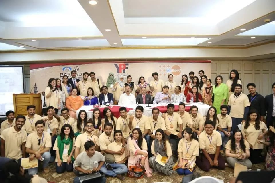 Participants of a Bargad national forum on provincial youth policies